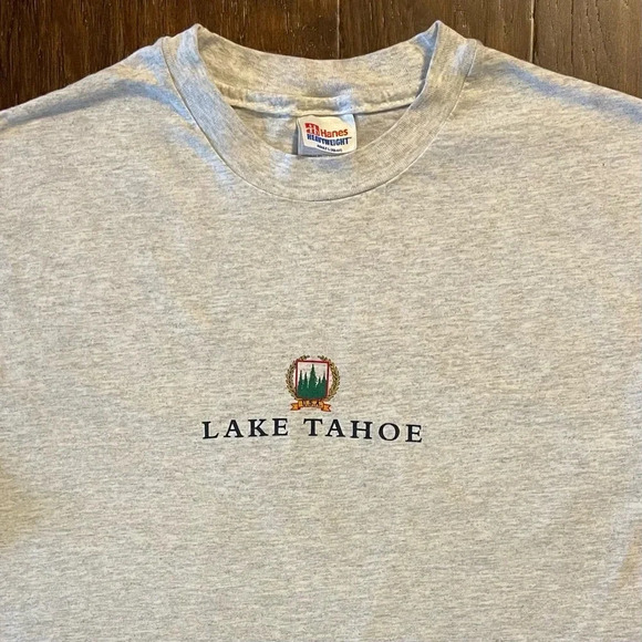Vintage Lake Tahoe Embroidered Graphic Souvenir Shirt - Picture 2 of 8